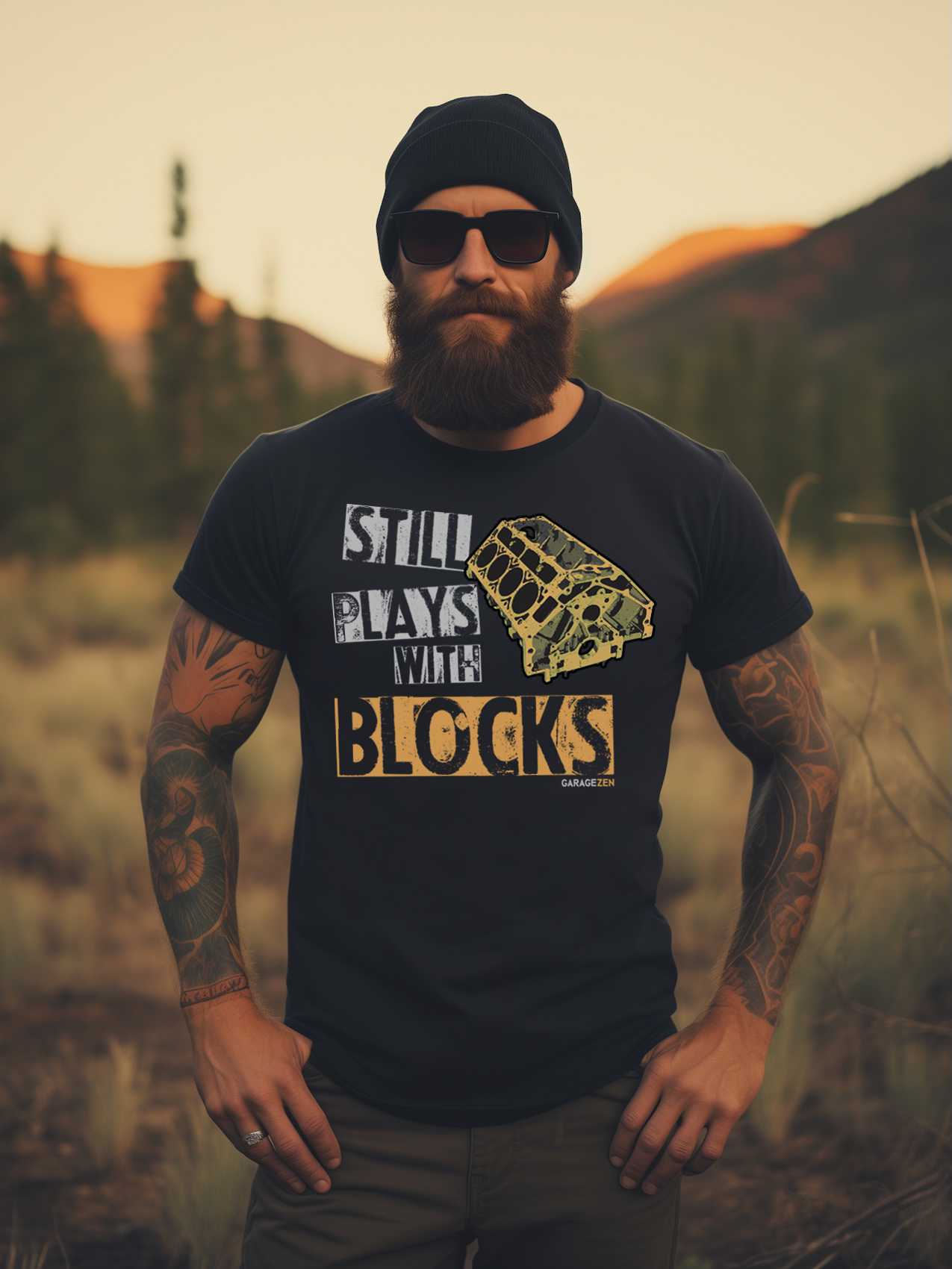 Still Plays With Blocks® (Multiple Options!)