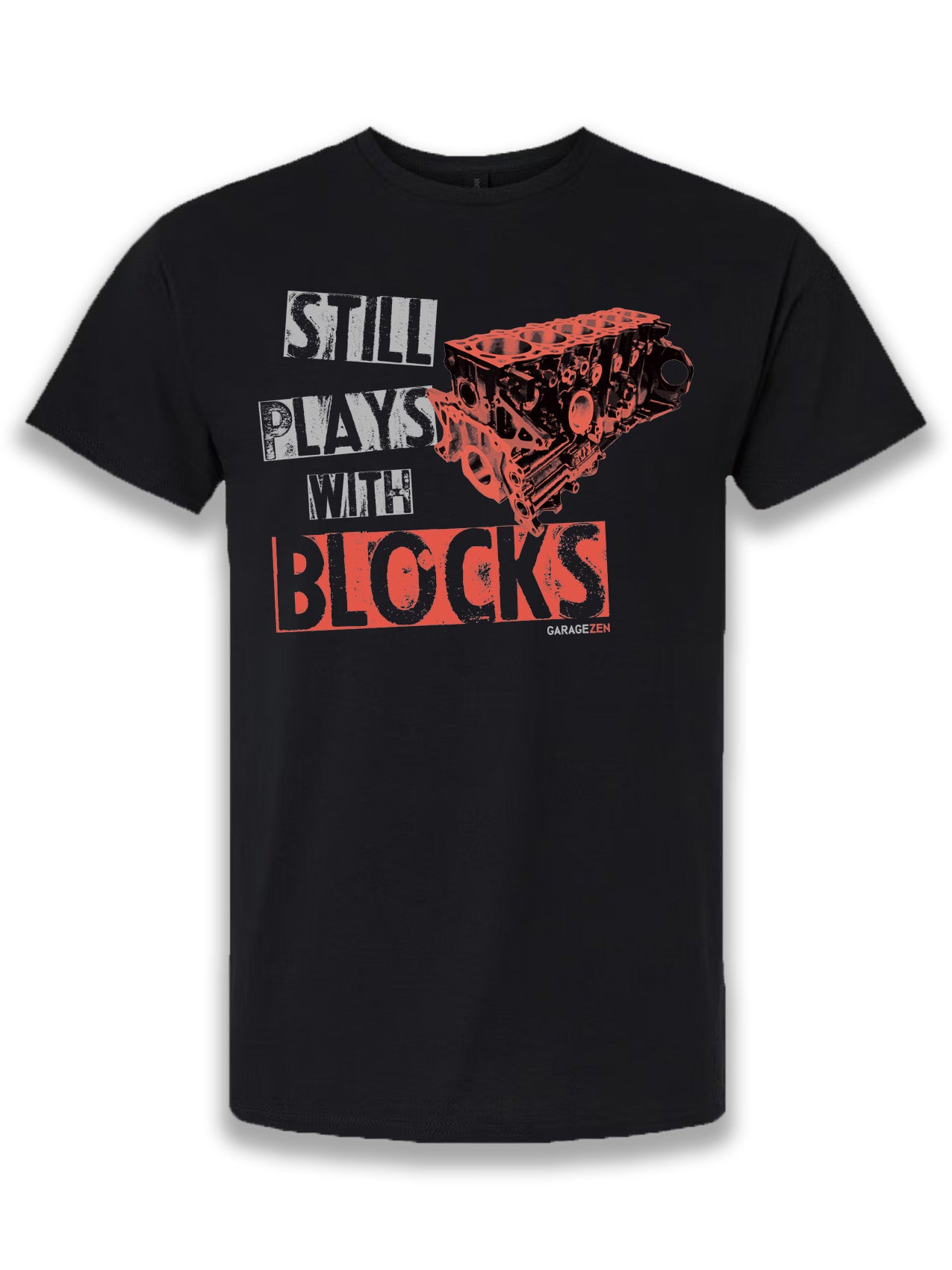 GarageZen Toyota Supra 2JZ engine t-shirt for car automotive racing enthusiasts